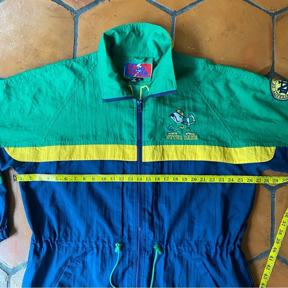 Vtg Pro Player Notre Dame Fightin Irish ND Jacket Mens Large Tail Gate College - Picture 9 of 10